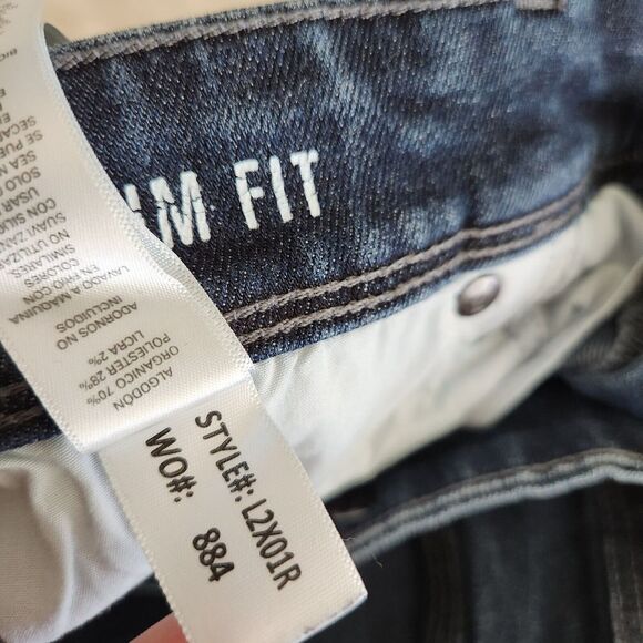 DU/ER Jeans Mens 38x30 L2X Slim Fit Dark Wash Denim Stretch DUER Dark Wash - Picture 10 of 15